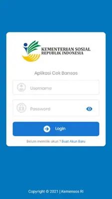 Aplikasi Cek Bansos android App screenshot 0